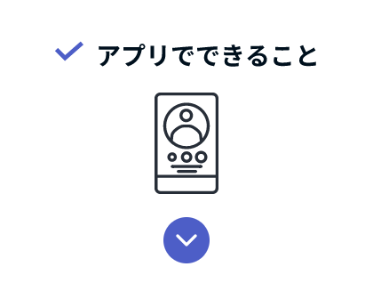 アプリでできること